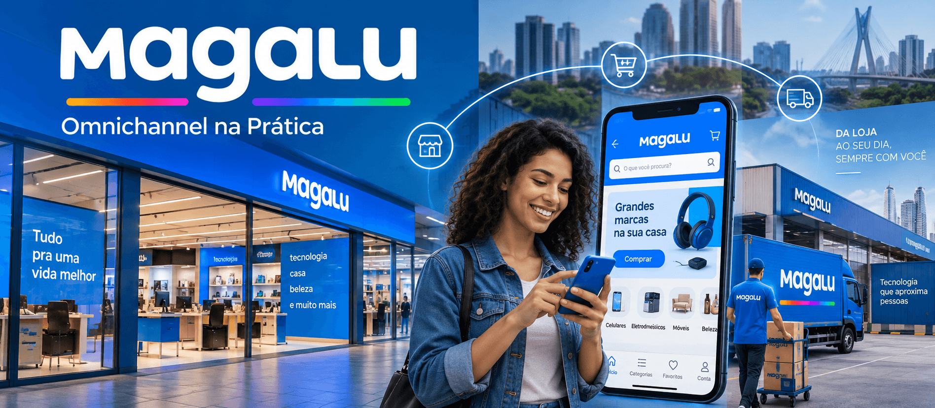 Magazine Luiza em 2026: lojas físicas crescem, e-commerce cai e o omnichannel entra em uma fase menos romântica